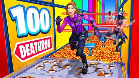 100 lv deahtrun fortnite chapter 2|100 level deathrun.